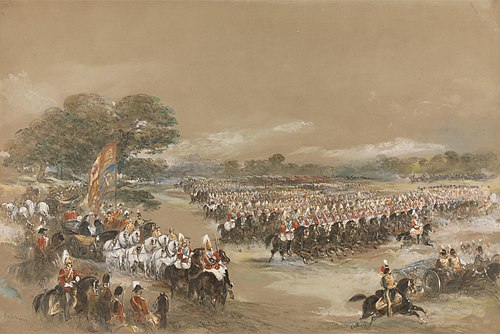 Royal Review at Windsor - Queen Victoria and Khedive Ismail Pashe of Egypt, June 26th, 1868, , George B. Campion