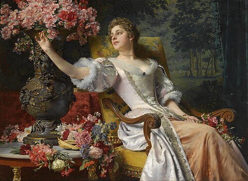 The blossom of youth, 1898, Władysław Czachórski
