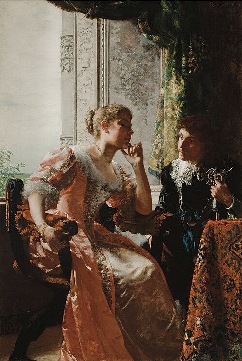 Flirtation, 1889, Władysław Czachórski