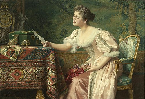 The letter, 1896, Władysław Czachórski