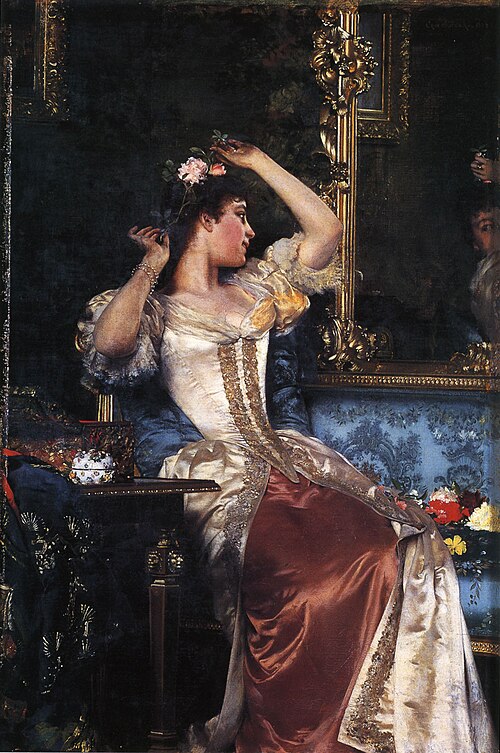 Przed lustrem, 1888, Władysław Czachórski