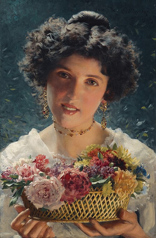 Le bouquet, 1903, Władysław Czachórski