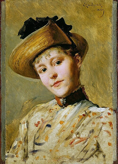Portret Heleny Romerówny (1875-1947), 1889, Władysław Czachórski