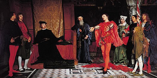 Acteurs avant Hamlet., 1872, Władysław Czachórski