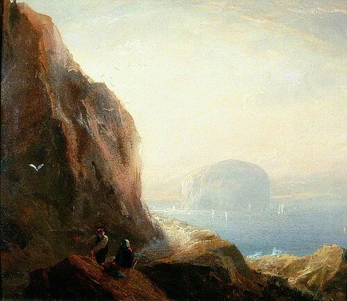 The Bass Rock, 1830, George Balmer