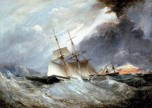 The Brig 'Hermaphrodite', 1830, George Balmer