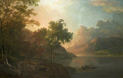 Lake Scene, , George, the younger Barret