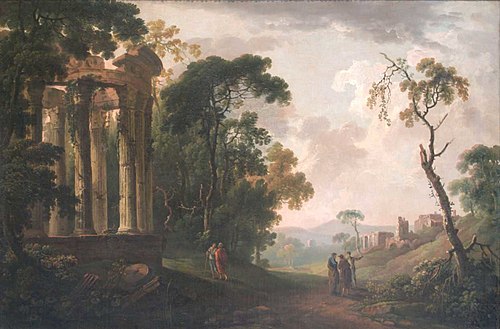 Landscape with Ruins, , George, the younger Barret