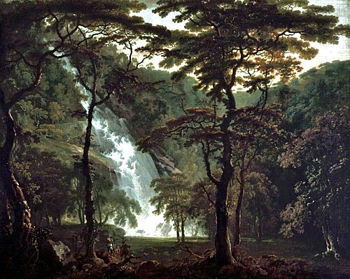 The Powerscourt Waterfall, , George Barret
