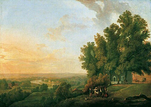 The Thames from Richmond Hill, , George Barret, Sr.