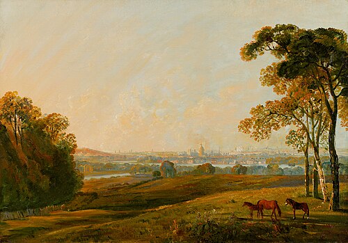A View of London from Greenwich, , George Barret, Sr.