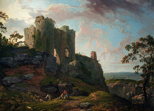 Beeston Castle, Cheshire, , George Barret, Sr.