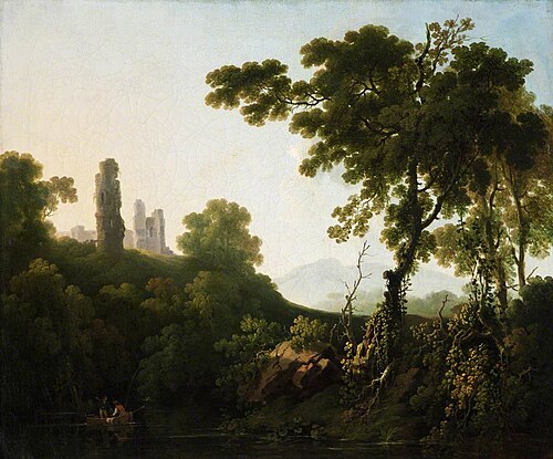 Sunset and Ruins, , George Barret, Sr.