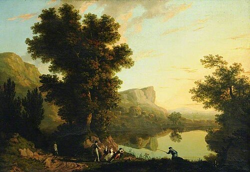 Landscape with a Lake, , George Barret, Sr.