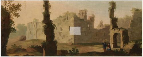 Capriccio with Sant'Agnese fuori le Mura and San Constanza, Rome, , George Barret, Sr.
