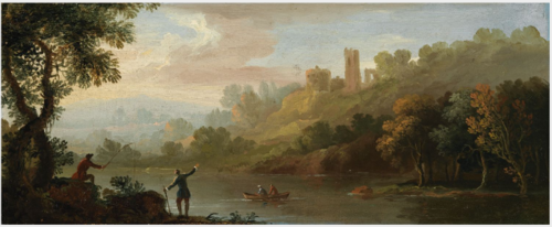 A River Scene, , George Barret, Sr.