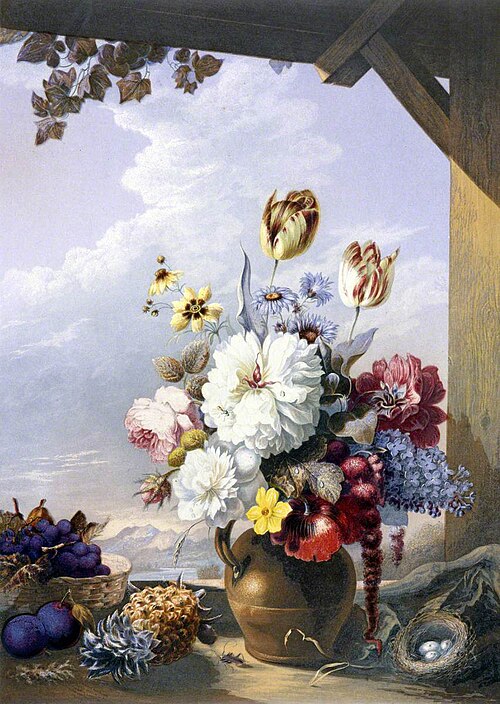 The Gardener's Shed, 1856, George Baxter