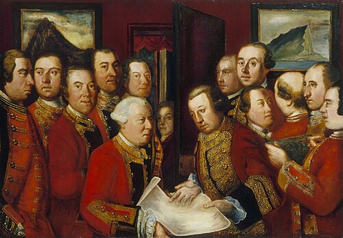 British Officers Planning the Great Sortie of 1781, , George Carter