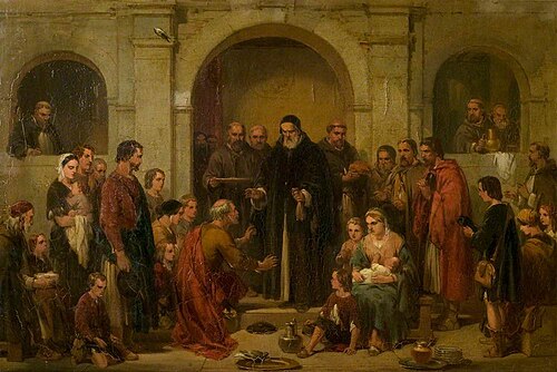 The Monastery Door, 1862, George Cattermole