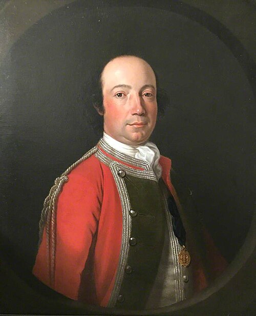 Portrait of an Unknown Officer of the 24th (South Warwickshire) Regiment of Foot, 1754, George Chalmers