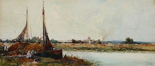On the Norfolk Broads, , George Charles Haité