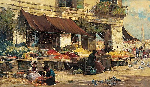 Fruit and Sunshine, 1899, George Charles Haité