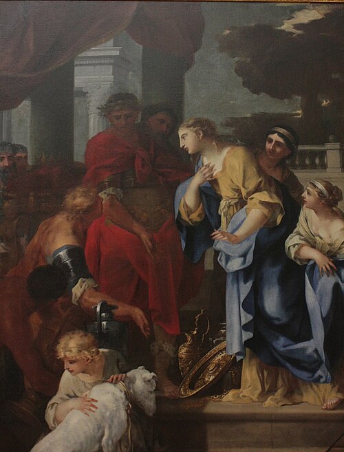La Continence de Scipion, 1645, Sébastien Bourdon