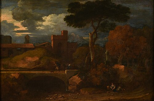 Paysage historique, 1650, Sébastien Bourdon