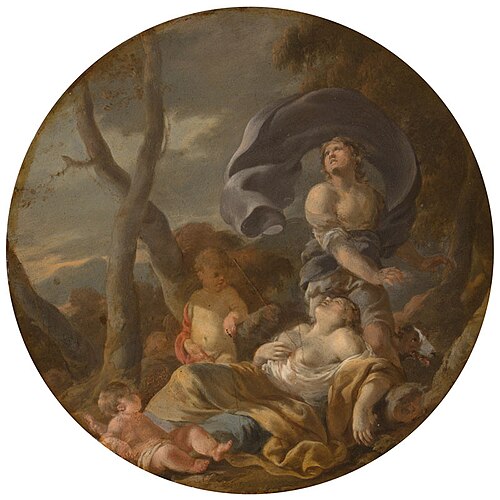 Procris and Caephalus, 1638, Sébastien Bourdon