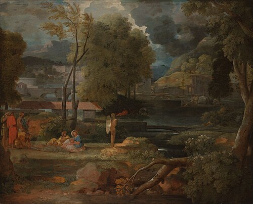 Ancient Landscape with Archers, , Sébastien Bourdon