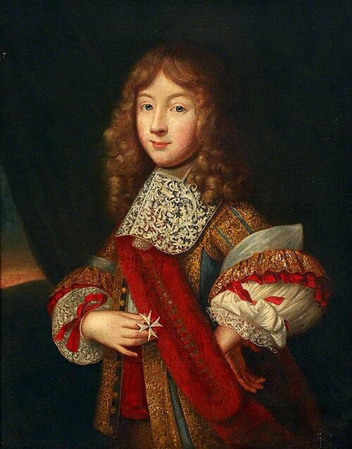 Young Knight Holding Insignia, 1700, Sébastien Bourdon