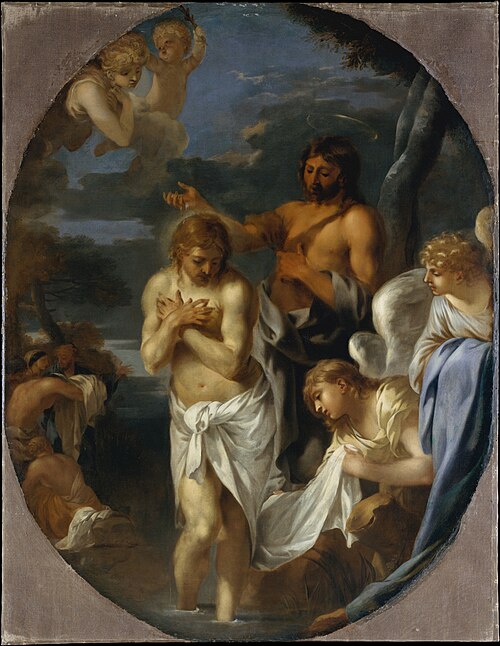 The Baptism of Christ, 1650, Sébastien Bourdon