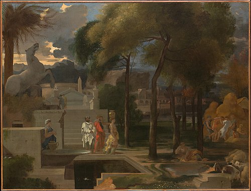 A Classical Landscape, 1664, Sébastien Bourdon