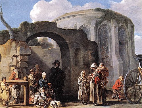 Les Mendiants, 1650, Sébastien Bourdon