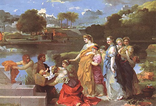 The Finding of Moses, 1650, Sébastien Bourdon
