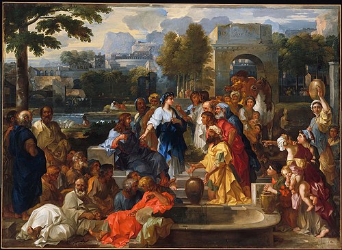 Christ and the Samaritan Woman, , Sébastien Bourdon