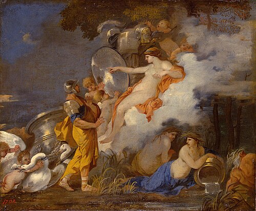 Venus and Aeneas, 1660, Sébastien Bourdon
