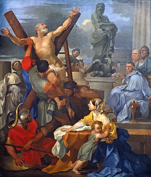Le Martyre de Saint André, 1645, Sébastien Bourdon