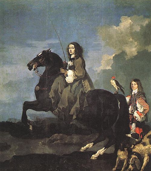 Christine de Suède à cheval, 1653, Sébastien Bourdon