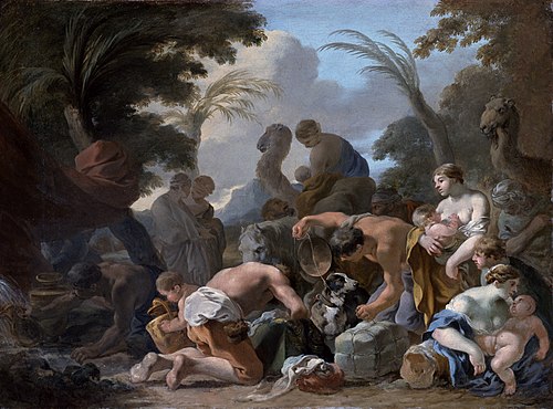 Laban Searching the Belongings of Jacob, , Sébastien Bourdon