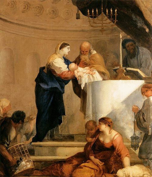 La Présentation au temple, 1650, Sébastien Bourdon