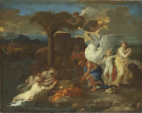 Die Befreiung der Andromeda, 1650, Sébastien Bourdon