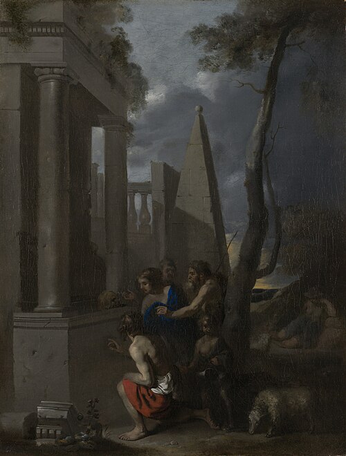Et in Arcadia Ego, 1637, Sébastien Bourdon