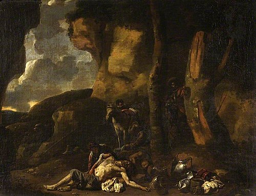 A bandits' cave, 1635, Sébastien Bourdon