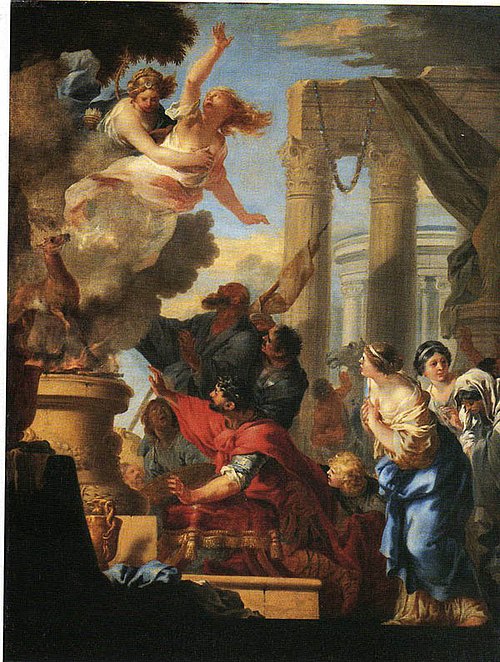 Le Sacrifice d'Iphigénie, 1650, Sébastien Bourdon