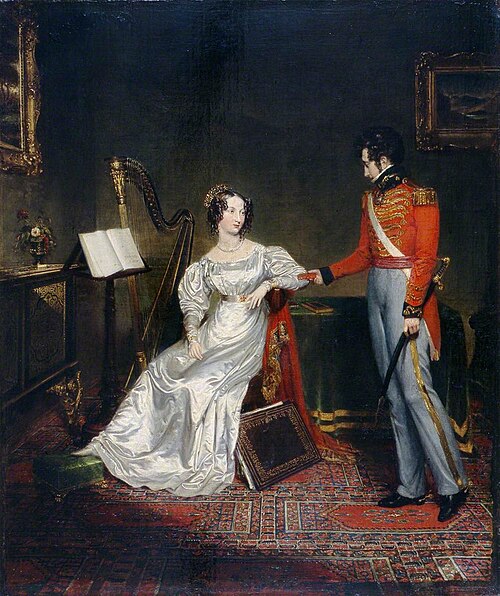 The Betrothal of Princess Charlotte and Prince Leopold, 1816, George Clint