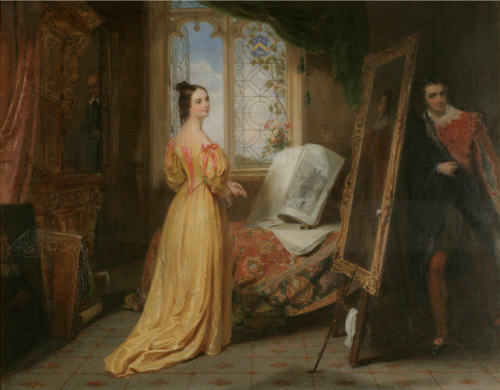 Scene from 'The Honeymoon', 1835, George Clint
