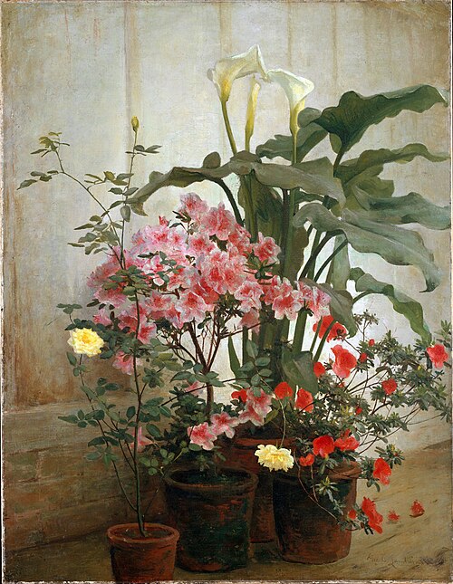 Side of a Greenhouse, 1875, George Cochran Lambdin