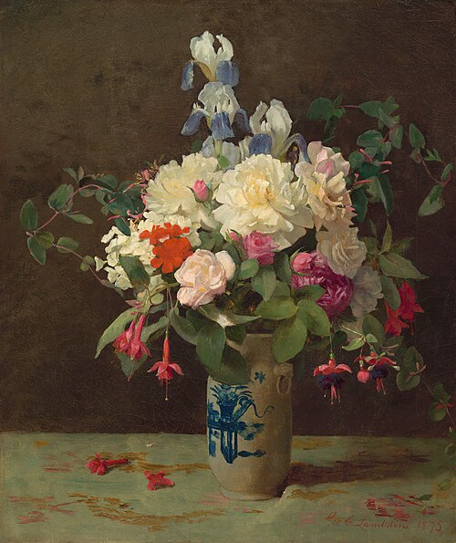 Vase of Flowers, 1875, George Cochran Lambdin
