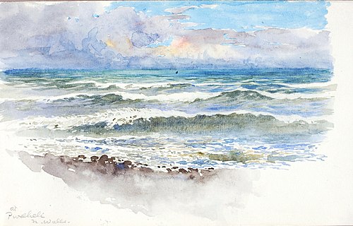 At Pwllheli, N. Wales, 1899, George Elbert Burr